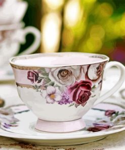 Cup and Saucer Diamond Painting