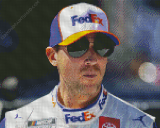 Denny Hamlin Diamond Painting