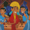 Disney The Emperors New Groove Diamond Painting