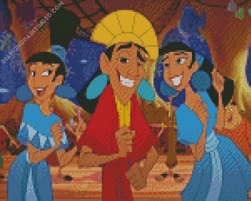 Disney The Emperors New Groove Diamond Painting