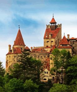 Dracula Castle Diamond Painting