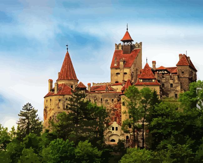 Dracula Castle Diamond Painting