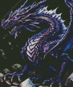 Dragon Purple Diamond Painting