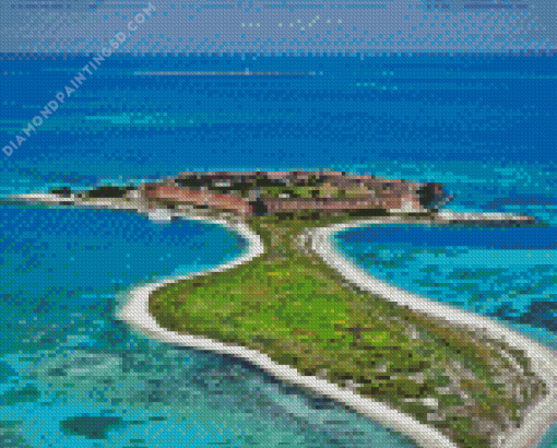 Dry Tortuga Landscape Diamond Painting