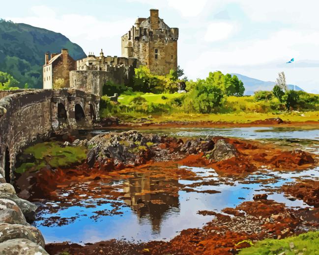 Eilean Castle Diamond Painting