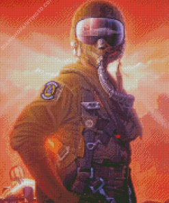 Fighter Pilot Diamond Painting