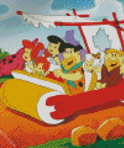 Flintstones and Jetsons Diamond Painting