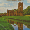 Fountains Abbey Poster Diamond Painting