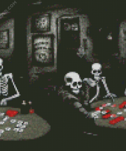 Horror Playing Poker Diamond Painting