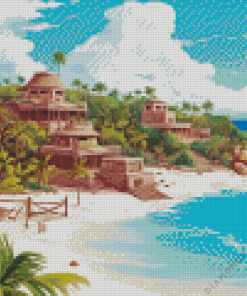 Illustration Tulum Diamond Painting