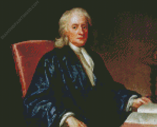 Isaac Newton Diamond Painting