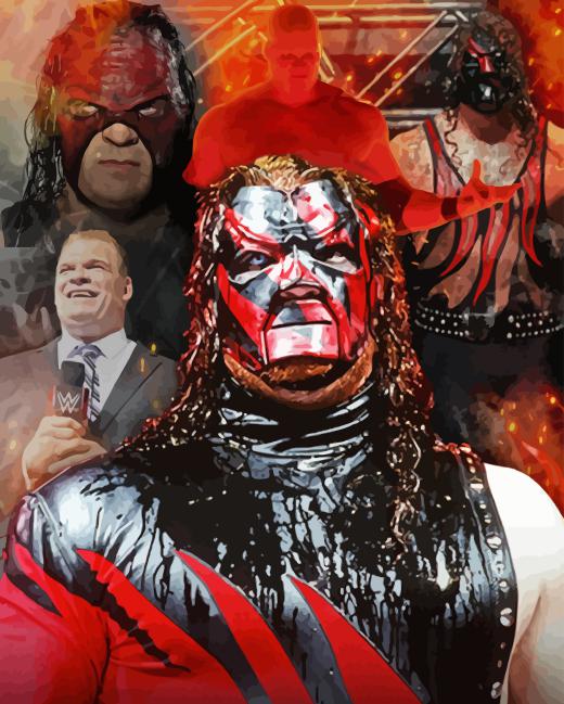 Kane WWE Diamond Painting