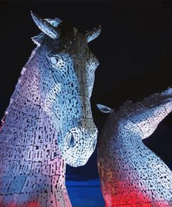 Kelpies of Scotland Diamond Painting