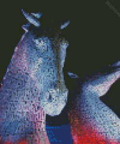 Kelpies of Scotland Diamond Painting