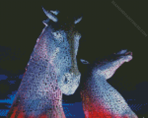 Kelpies of Scotland Diamond Painting