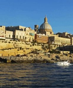 Malta Harbor Diamond Painting