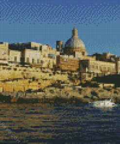 Malta Harbor Diamond Painting