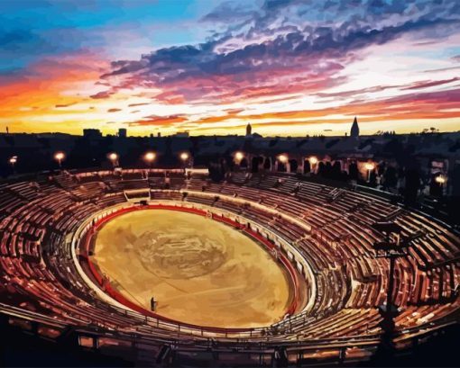 Nimes Amphitheatre Diamond Painting