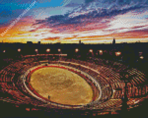 Nimes Amphitheatre Diamond Painting