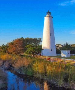 Ocracoke Lighthouse Diamond Painting