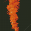 Orange Smoke Diamond Painting