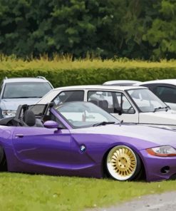 Purple BMW Diamond Painting