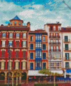 Spain Pamplona City Diamond Painting