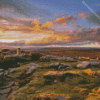 Sunset Stanage Edge Diamond Painting