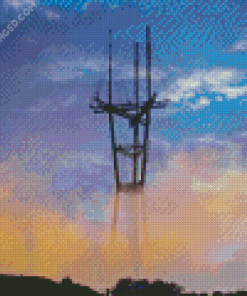 Sutro Tower Diamond Painting