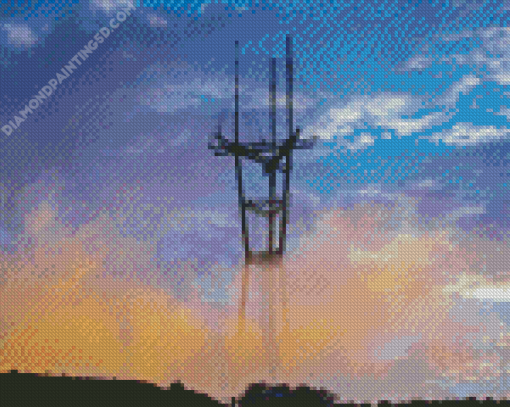 Sutro Tower Diamond Painting