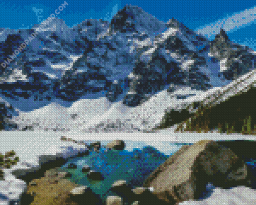 Winter Morskie Oko Diamond Painting