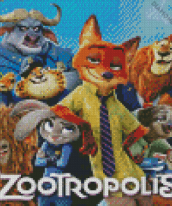 Zootropolis Diamond Painting