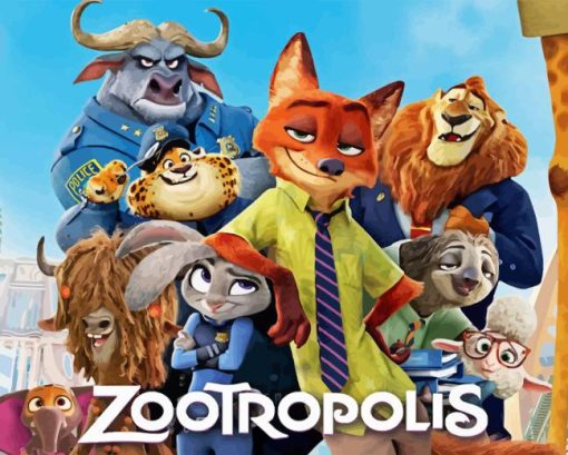 Zootropolis Diamond Painting