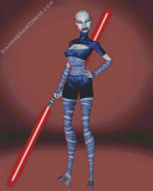 Asajj Ventress Diamond Painting