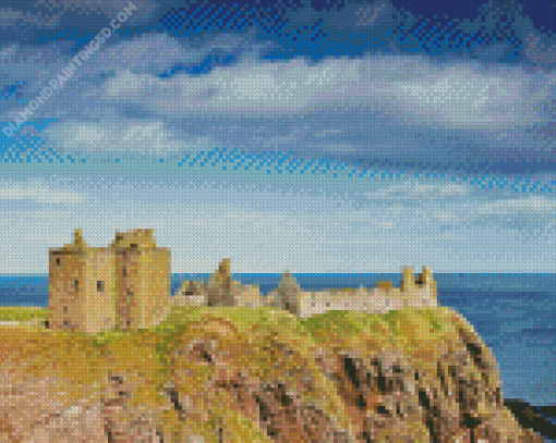 Dunnottar Castle Diamond Painting