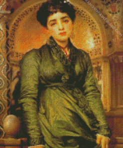 Frederick Leighton Girl In Green Diamond Painting