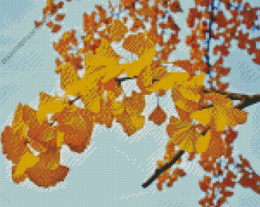 Ginkgo Tree Diamond Painting