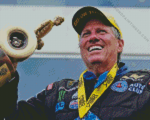 The Racer John Force Diamond Painting