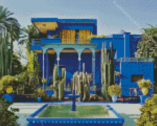 Majorelle Garden Diamond Painting