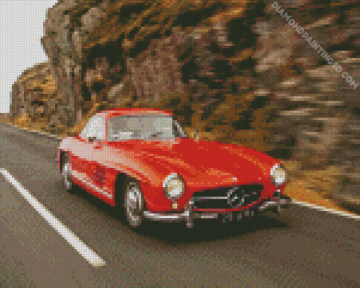 Mercedes 300sl Diamond Painting