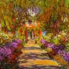 Monet Garden Path Diamond Painting