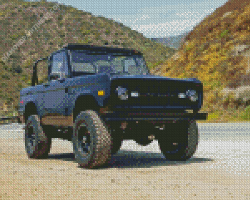 Old Ford Bronco Diamond Painting