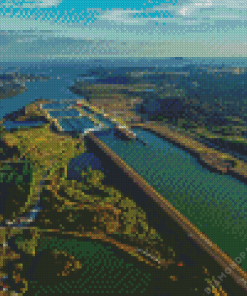 Panama Canal Diamond Painting