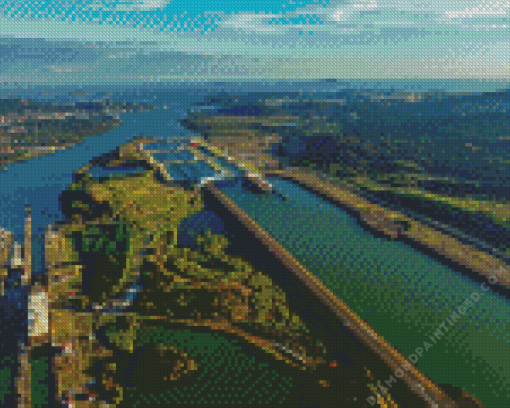 Panama Canal Diamond Painting