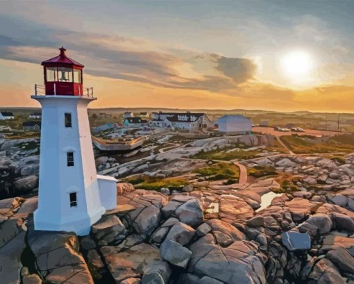 Peggy Cove Diamond Painting