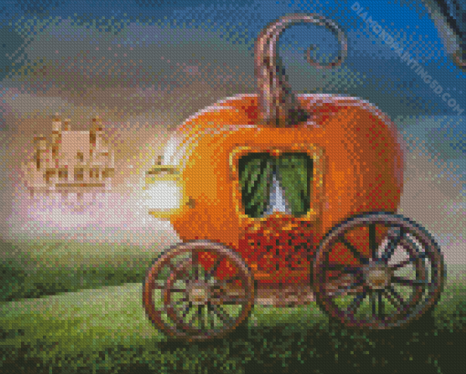 Pumpkin Carriage Diamond Painting