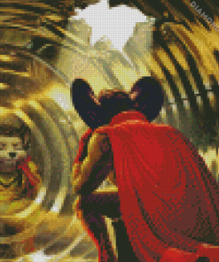 Sad Mighty Mouse Diamond Painting