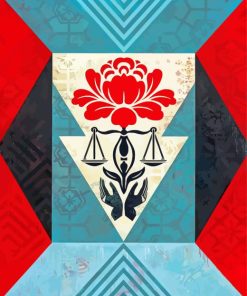 Shepard Fairey Diamond Painting