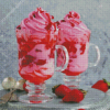 Strawberry And Cream Cups Diamond Painting