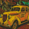 Yellow Cab Diamond Painting